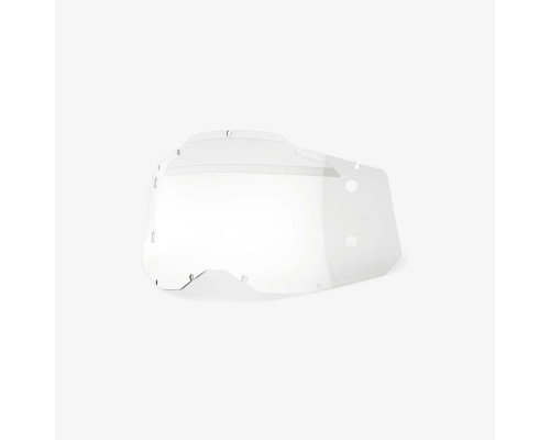100 PROCENT, AC2/ST2 Forecast, лінза для мотогарнітури, прозора заміна для Forecast Roll-Off Goggles, дитяча, прозорий