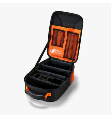 100 PROCENT Goggle Case Crush Чохол для Окулярів Чорний/Помаранчевий