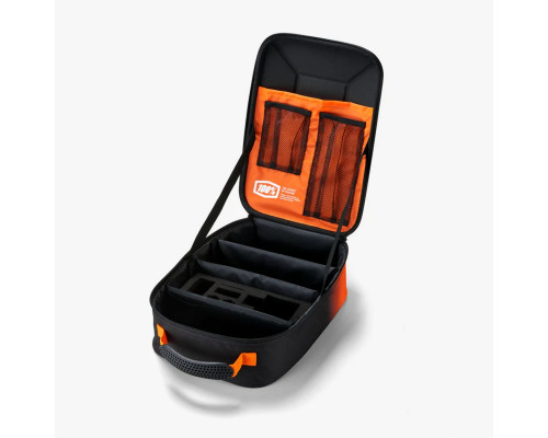 100 PROCENT Goggle Case Crush Чохол для Окулярів Чорний/Помаранчевий