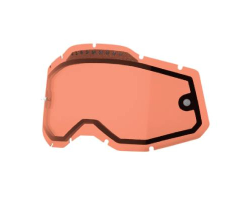 100 PROCENT RC2/AC2/ST2 лінза для заміни - подвійна вентильована рожевого кольору для окулярів Racecraft 2/Accuri 2/Strata 2