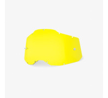 100 PROCENT, rc2/ac2/st2, лінза для заміни, жовтий, одинарна, racecraft 2/accuri 2/strata 2, жовтий
