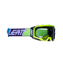Leatt VelociЗАДНІ5.5 Goggle мотоОкуляри  димчасте дзеркало сіра лінза жовтий флуо/чорний/синій