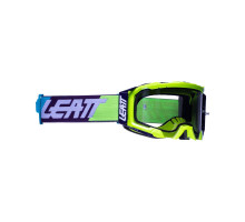 Leatt VelociЗАДНІ5.5 Goggle мотоОкуляри  димчасте дзеркало сіра лінза жовтий флуо/чорний/синій