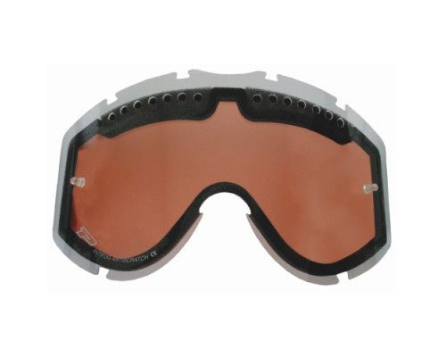 Progrip PG3257 Швидкозмінна лінза для окулярів PG3200/PG3201/PG3204/PG3301/PG3400/PG3404/PG3450 Подвійна Антифог Антицарапання Помаранчева