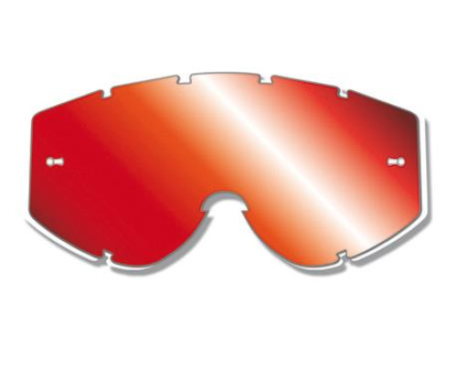 Progrip PG3348-1007 Швидкозмінна лінза для окулярів PG3303 Vista та PG3300 Vision, червона дзеркальна, антицарапка, антифог, анти-UV