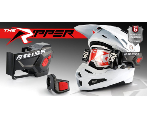 Risk Racing Ripper Автоматизована Система Roll-Off Bluetooth для Окулярів Чорний
