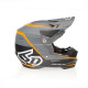 6D Helmets ATR-2 Alpha Крос/Ендуро Шолом Неон Помаранчевий Чорний/Сірий/Помаранчевий/Білий Розмір M (57-58 см)