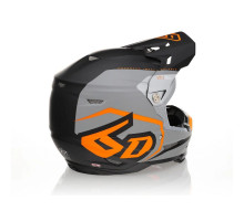 6D Helmets ATR-2 Delta Шолом Крос/Ендуро Неон Помаранчевий Розмір L (58-59 см) Чорний/Сірий/Помаранчевий