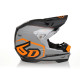 6D Helmets ATR-2 Delta Крос/Ендуро Шолом Неон Помаранчевий Чорний/Сірий/Помаранчевий Розмір M (57-58 см)