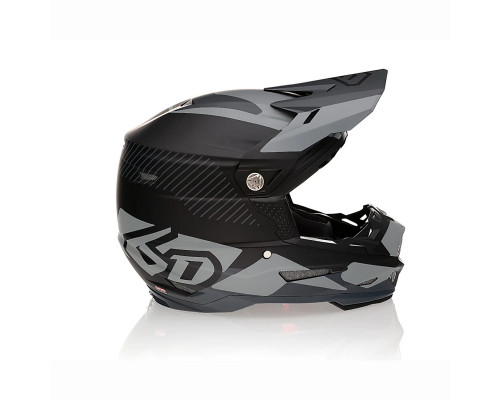 6D Helmets ATR-2 Fusion Крос/Ендуро Шолом Чорний/Сірий Розмір L (58-59 см)