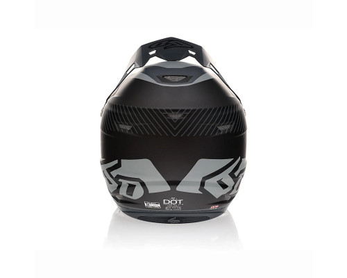 6D Helmets ATR-2 Fusion Крос/Ендуро Шолом Чорний/Сірий Розмір M (57-58 см)