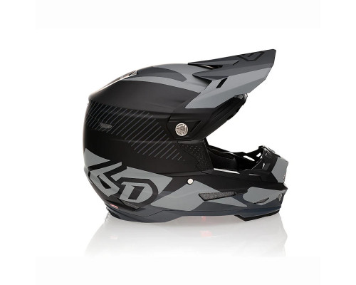 6D Helmets ATR-2 Fusion Крос/Ендуро Шолом Чорний/Сірий Розмір M (57-58 см)