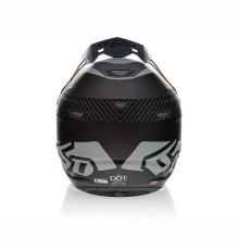 6D Helmets ATR-2 Fusion Крос/Ендуро Шолом Чорний/Сірий Розмір M (57-58 см)