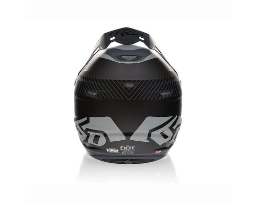 6D Helmets ATR-2 Fusion Крос/Ендуро Шолом Чорний/Сірий Розмір M (57-58 см)