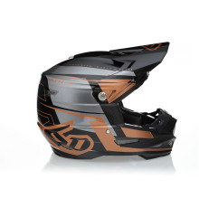 6D Helmets ATR-2 Шолом Крос/Ендуро, Бронзовий/Сірий/Чорний, Розмір M (57-58 см)