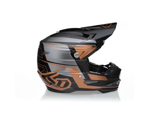 6D Helmets ATR-2 Шолом Крос/Ендуро, Бронзовий/Сірий/Чорний, Розмір M (57-58 см)