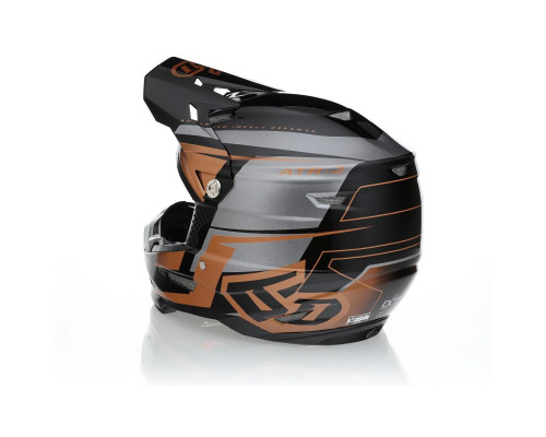 6D Helmets ATR-2 Шолом Крос/Ендуро, Бронзовий/Сірий/Чорний, Розмір M (57-58 см)