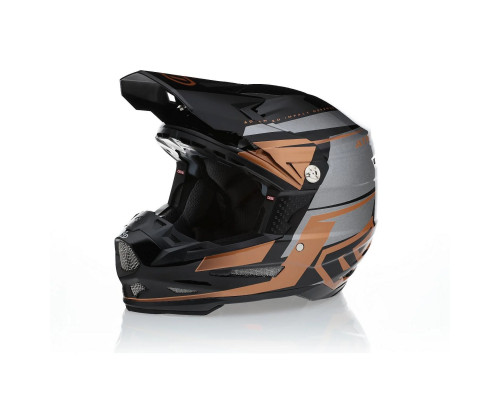 6D Helmets ATR-2 Шолом Крос/Ендуро, Бронзовий/Сірий/Чорний, Розмір M (57-58 см)
