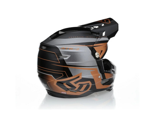 6D Helmets ATR-2 Шолом Крос/Ендуро, Бронзовий/Сірий/Чорний, Розмір M (57-58 см)