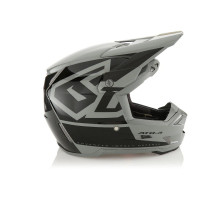 6D Helmets ATR-3 Hex Кросовий/Ендуро Шолом Глянцевий Чорний/Сірий Розмір S (55-56 см)