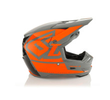 6D Helmets ATR-3 Hex Крос/Ендуро Шолом Глянцевий Неоновий Помаранчевий Сірий/Помаранчевий/Чорний Розмір S (55-56 см)