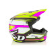 6D Helmets ATR-3 Крос/Ендуро Шолом Hyper Gloss Неон Рожевий/Жовтий Розмір M (57-58 см) Білий/Жовтий/Рожевий/Чорний