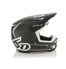 6D Helmets ATR-3 Nova Крос/Ендуро Шолом Матова Білий/Чорний Розмір M (57-58 см)