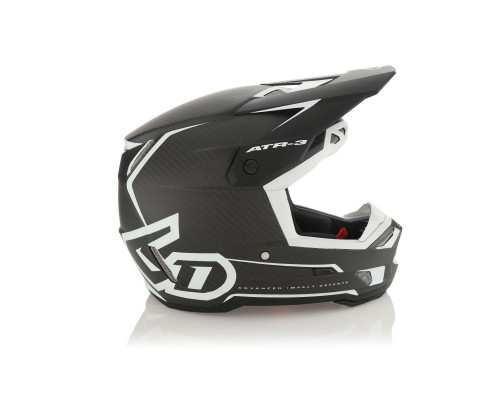 6D Helmets ATR-3 Nova Крос/Ендуро Шолом Матова Білий/Чорний Розмір M (57-58 см)