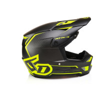 6D Helmets ATR-3 Nova Крос/Ендуро Шолом Матова Чорний/Жовтий Флуо Розмір M (57-58 см)