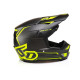 6D Helmets ATR-3 Nova Крос/Ендуро Шолом Матова Чорний/Жовтий Флуо Розмір S (55-56 см)