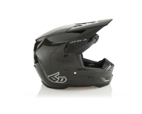 6D Helmets ATR-3 Шолом Крос/Ендуро Глянцевий Чорний/Сірий Розмір S (55-56 см)