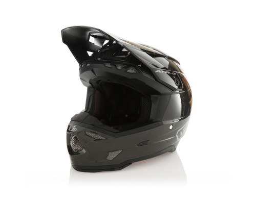 6D Helmets ATR-3 Шолом Крос/Ендуро Глянцевий Чорний/Сірий Розмір S (55-56 см)