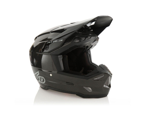 6D Helmets ATR-3 Шолом Крос/Ендуро Глянцевий Чорний/Сірий Розмір S (55-56 см)