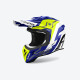 Airoh Aviator Ace 2 Шолом Крос/Ендуро/ATV/Quad Жовтий Глянець Розмір XL Колір Синій/Жовтий Флуо/Білий