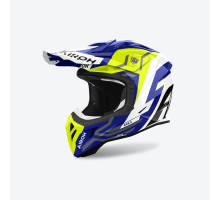 Airoh Aviator Ace 2 Шолом Крос/Ендуро/ATV/Quad Жовтий Глянець Розмір XL Колір Синій/Жовтий Флуо/Білий