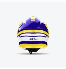 Airoh Aviator Ace 2 Кросовий Шолом Жовтий/Фіолетовий Глянець Розмір L