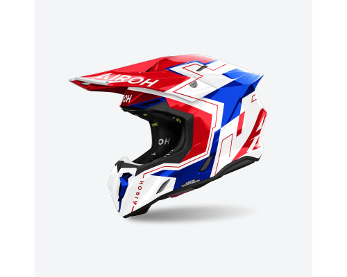 Airoh Twist 3 Шолом Крос/Ендуро/ATV/Quad Дизайн Діззі XL Білий/Синій/Червоний