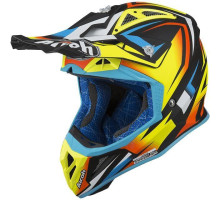 Airoh Aviator 2.3 AMS2 Fame Кросовий Шолом Жовтий/Синій/Чорний Мат Розмір S