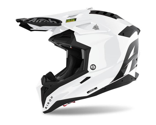 Airoh Aviator 3 Кросовий Шолом Полікарбонатний XS Білий Глянець