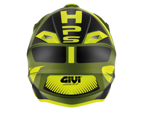 Givi 60.1 Шолом Крос ECE R22-06 Чорний/Зелений/Жовтий Розмір L