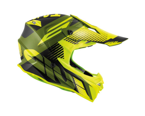 Givi 60.1 Шолом Крос ECE R22-06 Чорний/Зелений/Жовтий Розмір L
