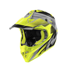 Givi 60.1 Fresh Кросовий Шолом ECE R22-06 Розмір S Сірий/Чорний/Жовтий Мат