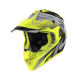 Givi 60.1 Fresh Кросовий Шолом ECE R22-06 Розмір S Сірий/Чорний/Жовтий Мат