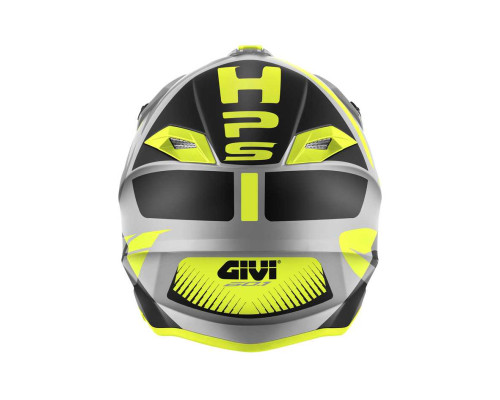 Givi 60.1 Fresh Кросовий Шолом ECE R22-06 Розмір S Сірий/Чорний/Жовтий Мат