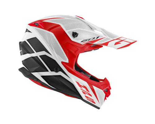 Givi 60.1 Invert Кросовий Шолом ECE R22-06 XL Білий/Червоний/Чорний