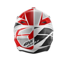 Givi 60.1 Invert Кросовий Шолом ECE R22-06 XL Білий/Червоний/Чорний