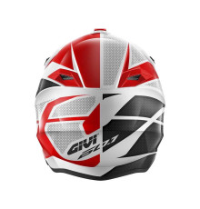 Givi 60.1 Invert Кросовий Шолом ECE R22-06 XL Білий/Червоний/Чорний