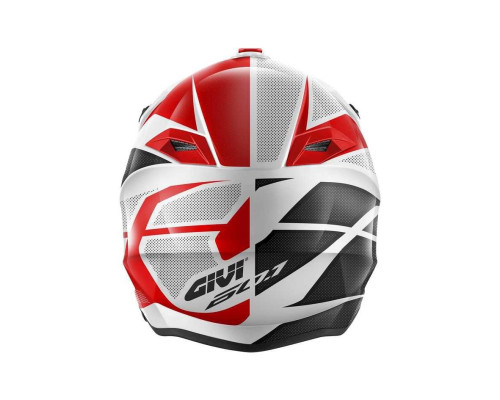Givi 60.1 Invert Кросовий Шолом ECE R22-06 XL Білий/Червоний/Чорний