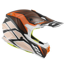 Givi 60.1 Invert Кросовий Шолом ECE R22-06 XXL Чорний/Білий/Помаранчевий Мат