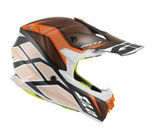 Givi 60.1 Invert Кросовий Шолом ECE R22-06 XXL Чорний/Білий/Помаранчевий Мат
